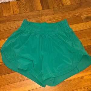 Green Lululemon Shorts
